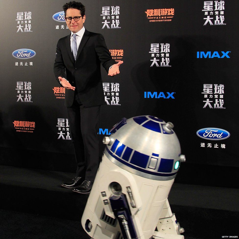 J.J Abrams and R2D2