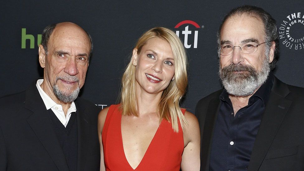 F. Murray Abraham with cool, friendly, Wife Kate Hannan 