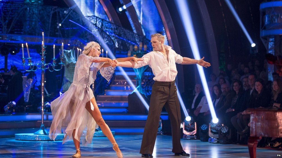 Greg Rutherford dances with Natalie Lowe
