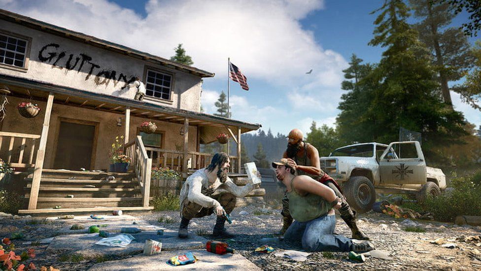 A screen shot from Far Cry 5