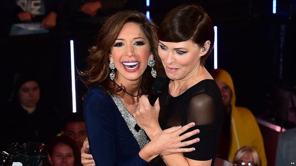 Farrah Abraham and CBB host Emma Willis