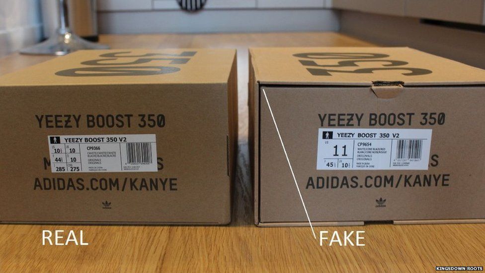 yeezy v2 fake