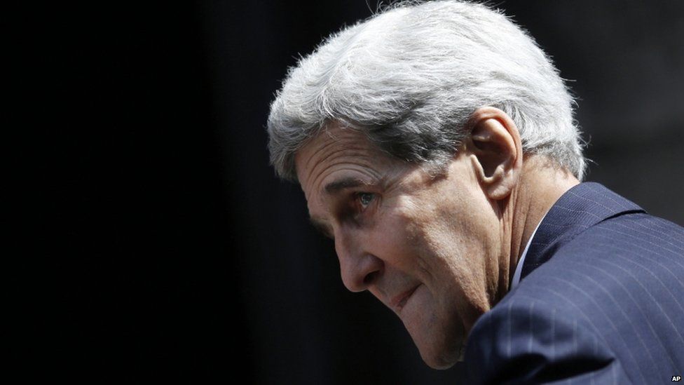 John Kerry in Vienna, 12 July