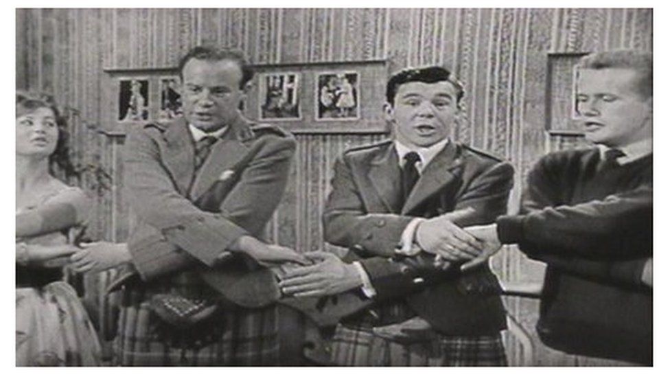 Entertainer Andy Stewart always knew when to "gie a hand"