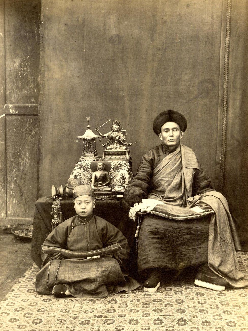 Thomas Child. No. 192 Mongolian Lama. 1870s. Albumen silver print.