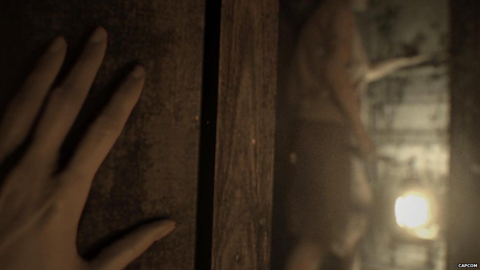 A screenshot from Resident Evil VII
