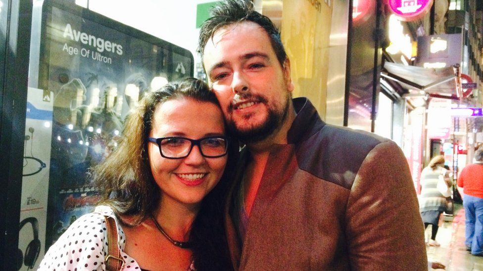 Marie and Mark who had ticket's for the intimate gig