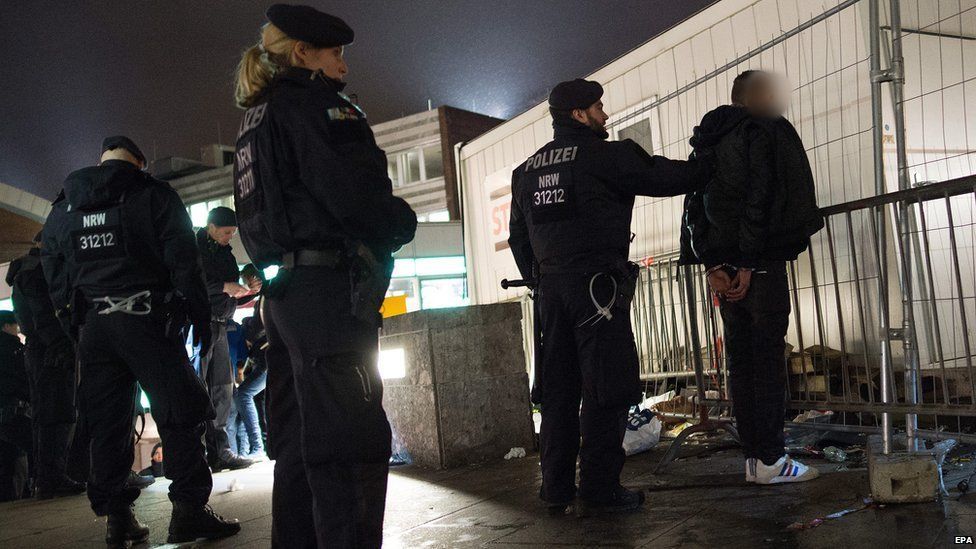 Police intervened and made arrests on the night