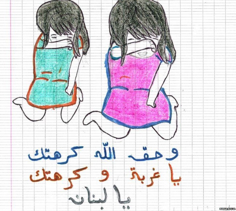 Two girls crying