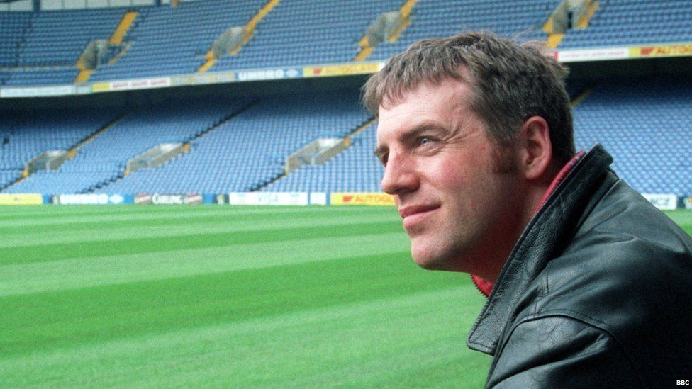 Donal MacIntyre at Chelsea's stadium