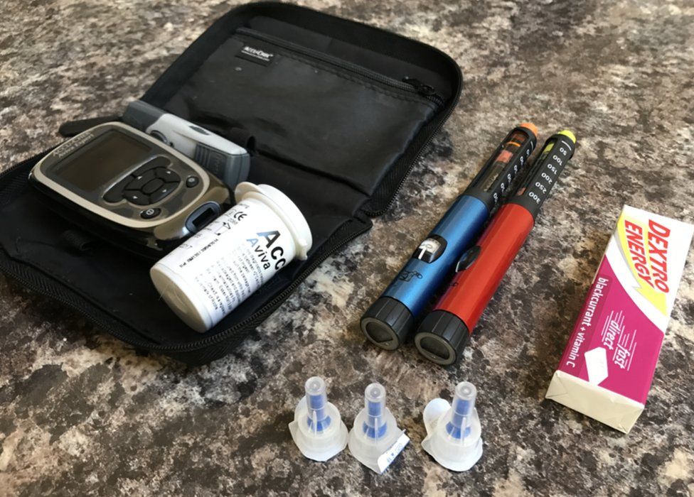 Amber's diabetes kit