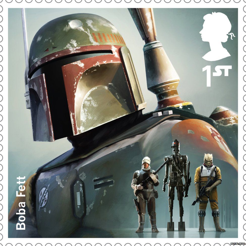 Boba Fett stamp
