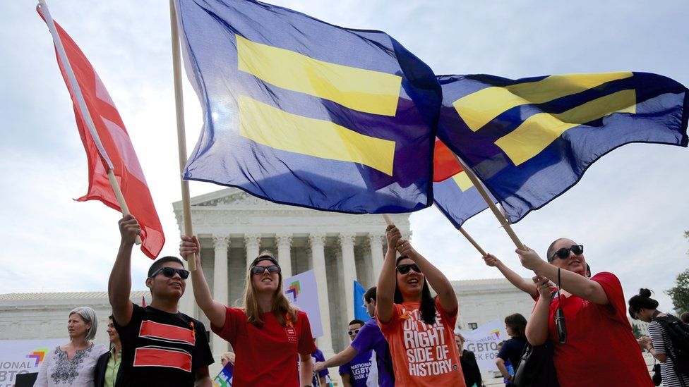 Us Supreme Court Rules Gay Marriage Is Legal Nationwide Bbc News