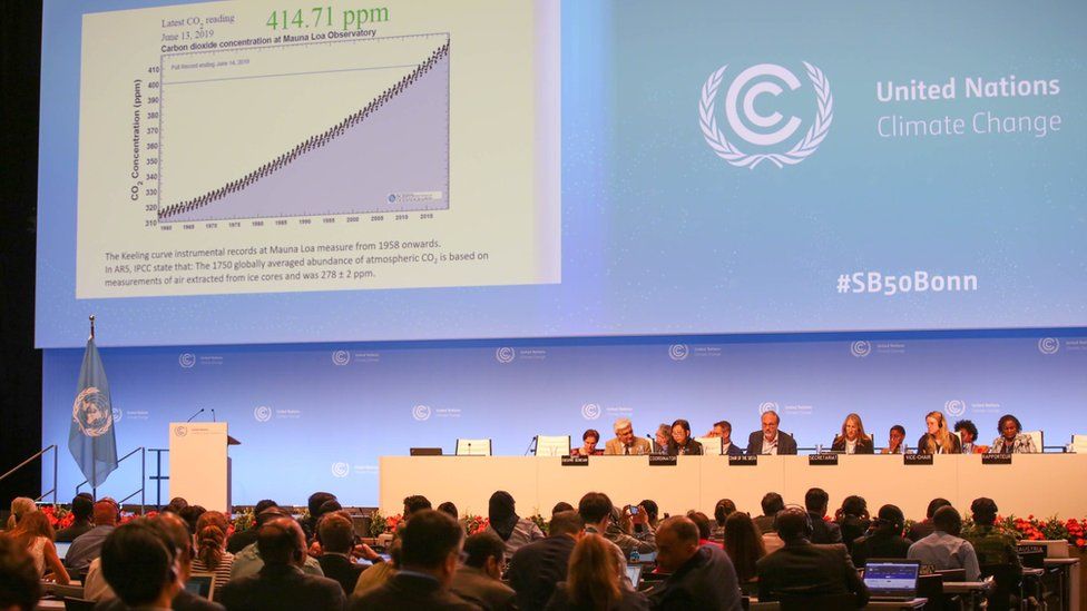 UN Climate Talks Delegates Back IPCC Report Without Targets BBC News