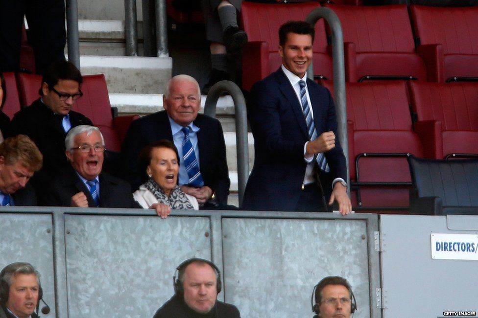 Dave Whelan and David Sharpe