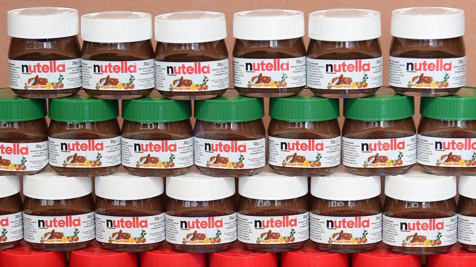 Nutella jars