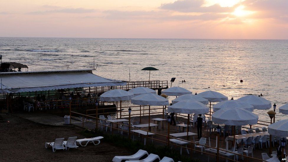 Beach at Tartous, Syria (5 July 2014)