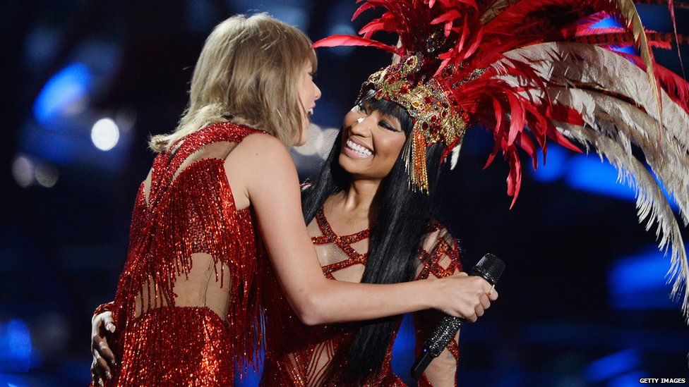 Taylor Swift and Nicki Minaj