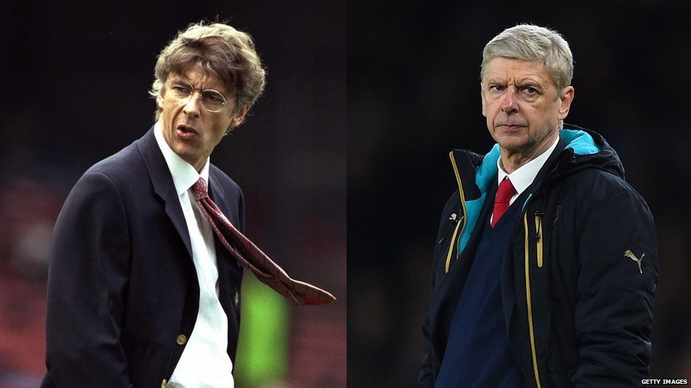 Arsene Wenger: then and now