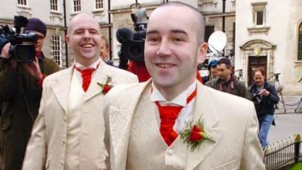 Civil Partnership Conversion For Landmark Gay Couple Bbc News