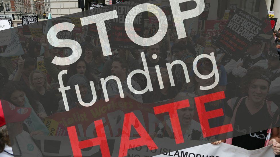 Image result for stop funding hate