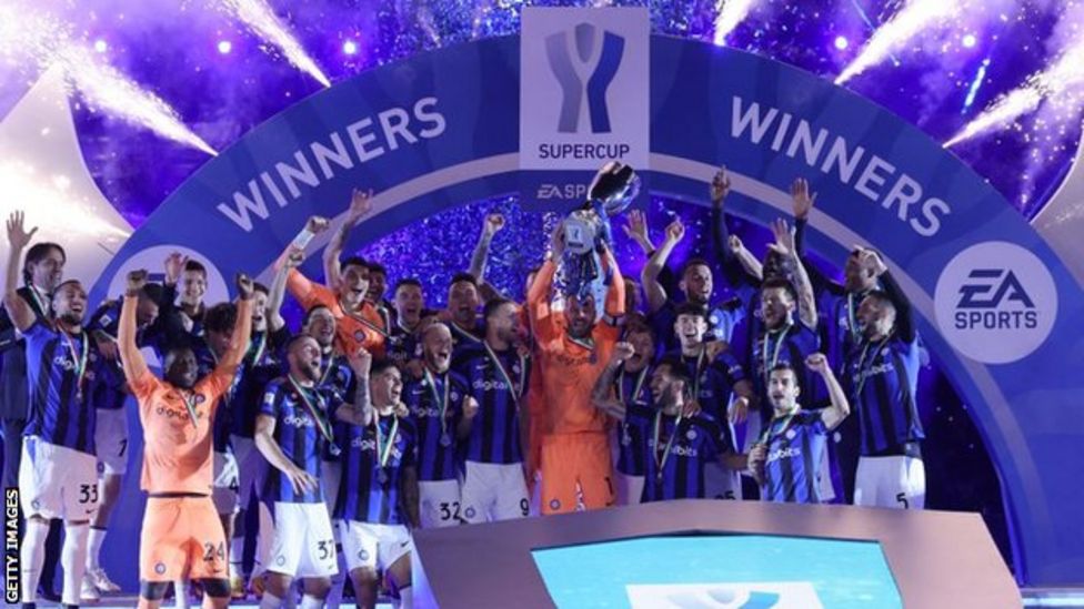 Italian Super Cup Inter Beat Rivals AC Milan To Win Trophy In Saudi