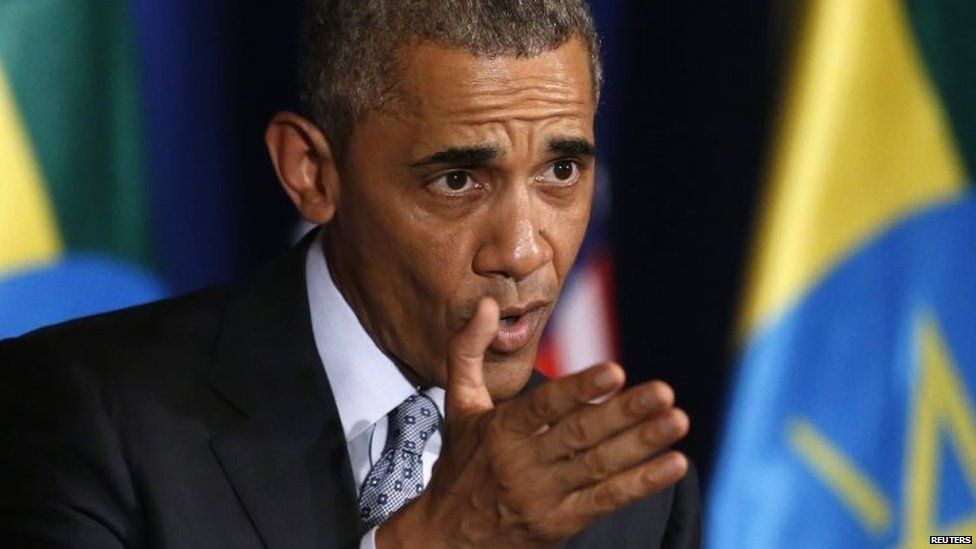 US President Barack Obama in Ethiopia. Photo: 27 July 2015