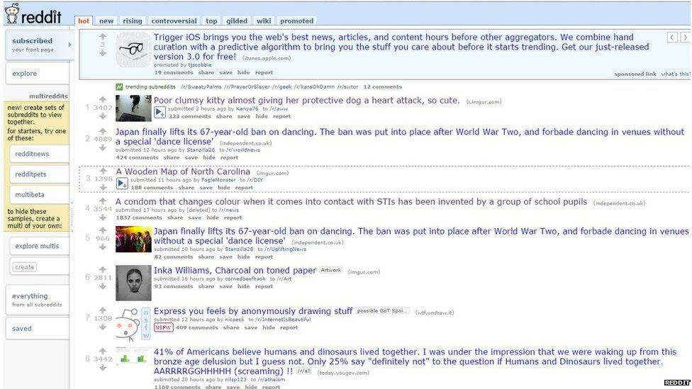 Who Uses Reddit In The Uk Bbc Newsbeat 