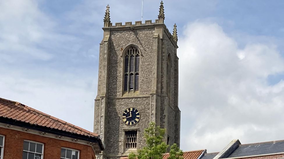 Fakenham Historic Church Clock Replaced With New System Bbc News