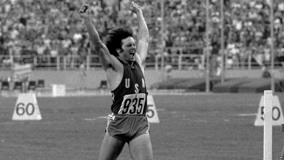 Bruce Jenner at the 1976 Olympics