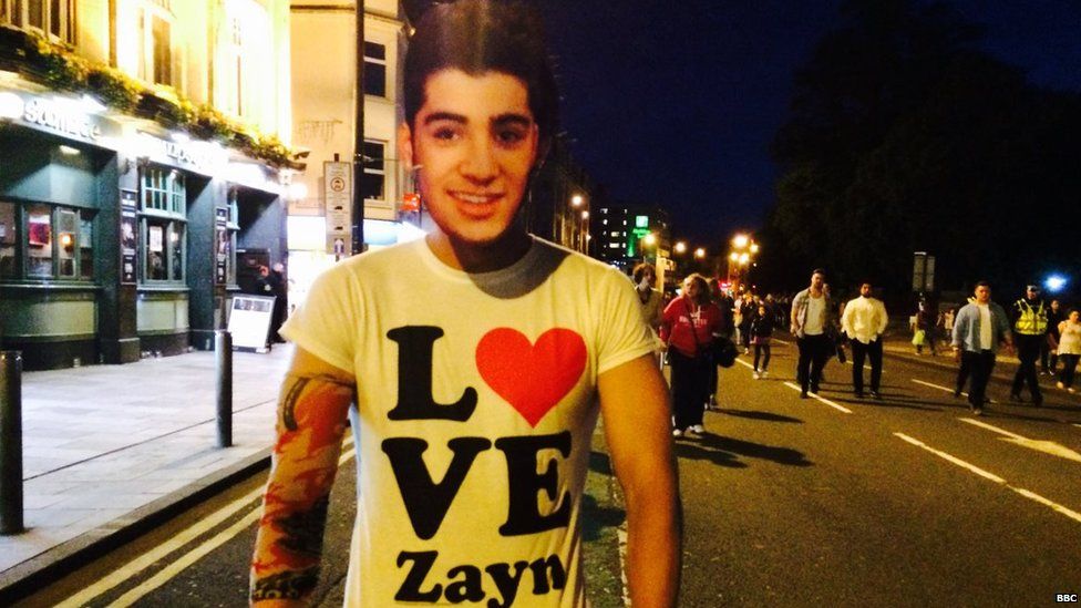 One Direction fan as Zayn