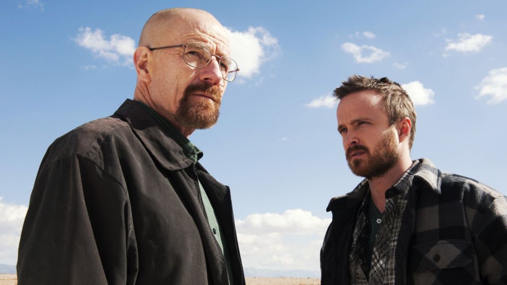 Walter White and Jesse Pinkman