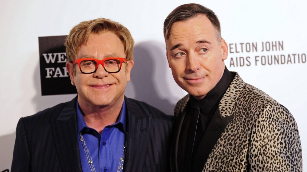 Elton John and David Furnish