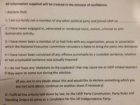 UKIP form