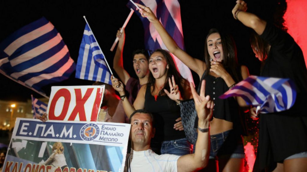 Yunanlılar referandumda kurtarma paketine 'Hayır' dedi