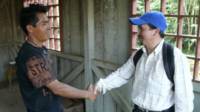 Ernesto Samaren y el ingeniero Matute