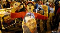 Simpatizante de Chávez