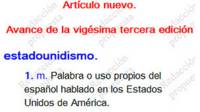 estadounidismo