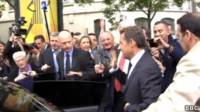 L'ancien chef d'Etat français Nicolas Sarkozy