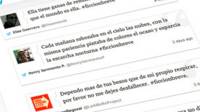 Captura de pantalla con relatos de microficción