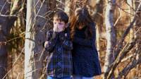 Niños rescatados del tiroteo en Estados Unidos.