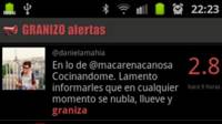 Granizo alertas