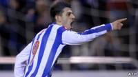 El jugador del Deportivo Pizzi