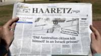 Portada de Haaretz
