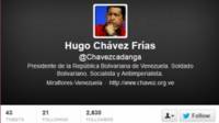 Último tuit de Chávez