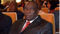 Le chef du mouvement rebelle, Séléka, Michel Djotodia, le 17 janvier à Bangui.