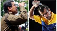 Hai ứng viên Maduro và Capriles