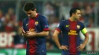 Messi y Xavi
