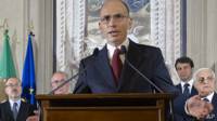 primer ministro de Italia, Enrico Letta