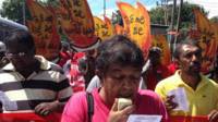 Protest against eletricity price hike